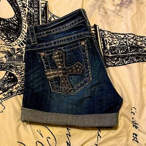 Miss Me Signature Denim Shorts |Sz 30|